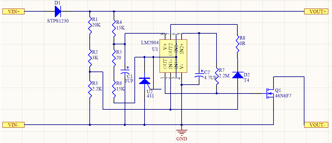 基于ST LM2904 的低功耗太陽(yáng)能光伏充電控制板方案