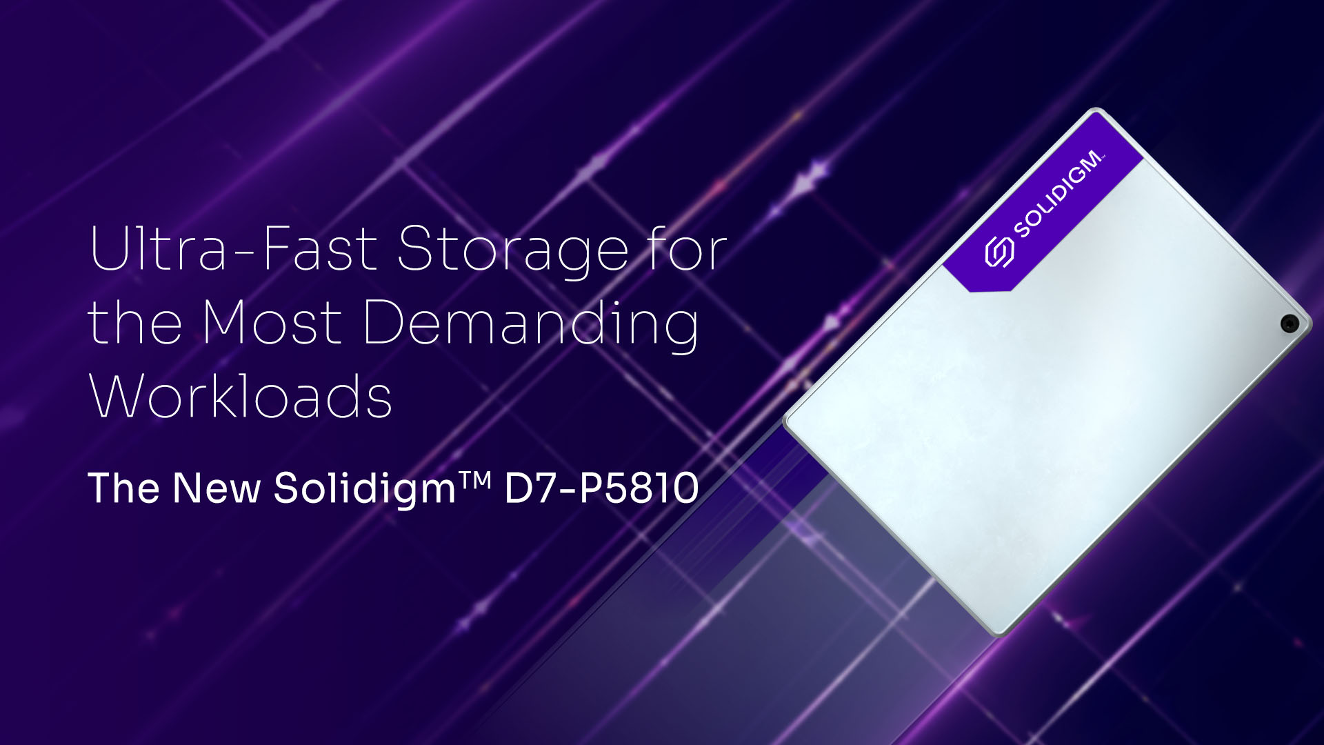 Solidigm推出超高速SLC固態(tài)硬盤Solidigm D7-P5810,滿足寫入密集型工作負載要求