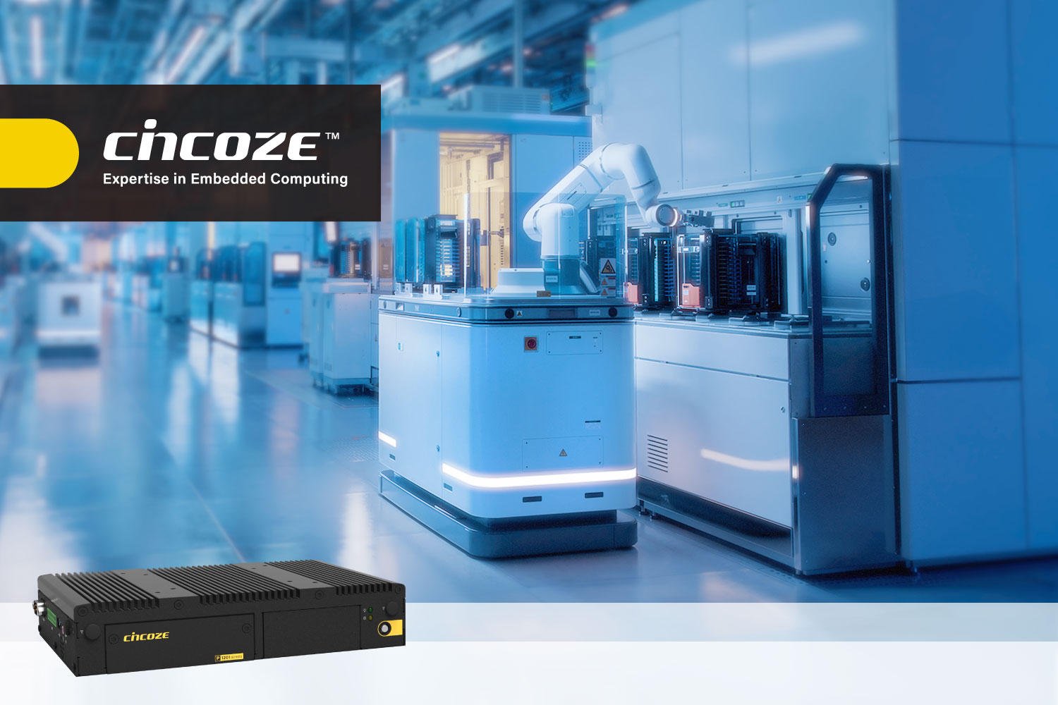 AMR應用關鍵核心:Cincoze德承P1201超薄型嵌入式電腦