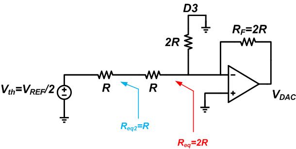 電壓模式R-2R DAC的工作原理和特性 電壓模式R-2R DAC的工作原理和特性