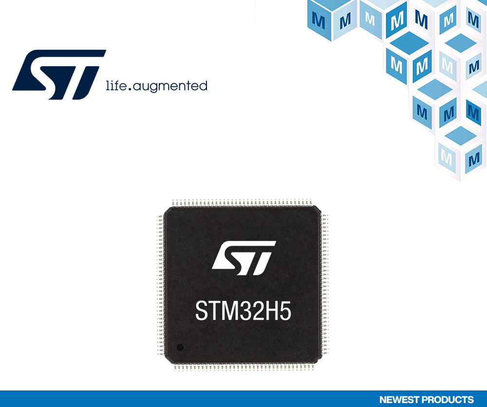 貿(mào)澤電子開售STMicroelectronics配備FPU的STM32H5 Arm Cortex-M33 32位MCU